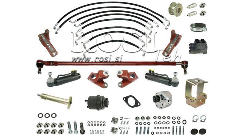 CONJUNTO HIDRÁULICO DE DIREÇÃO HIDROSTÁTICA MASSEY FERGUSON 255 Ursus 3512 3cyl