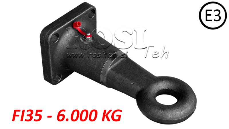 CULOARE BASCULATOR FI35 6 TON E3 ÎN CARCASĂ 6000/1500KG