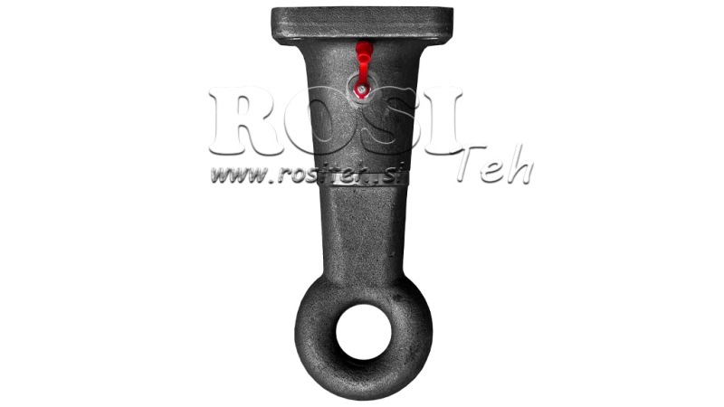 SWIVEL TOWING HOOK FI35 6 TON E3 IN HOUSING 6000/1500KG
