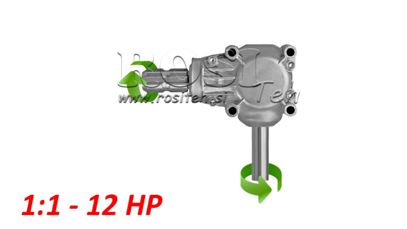 KOTNI REDUKTOR L-150J 1:1 (12HP-9kW)