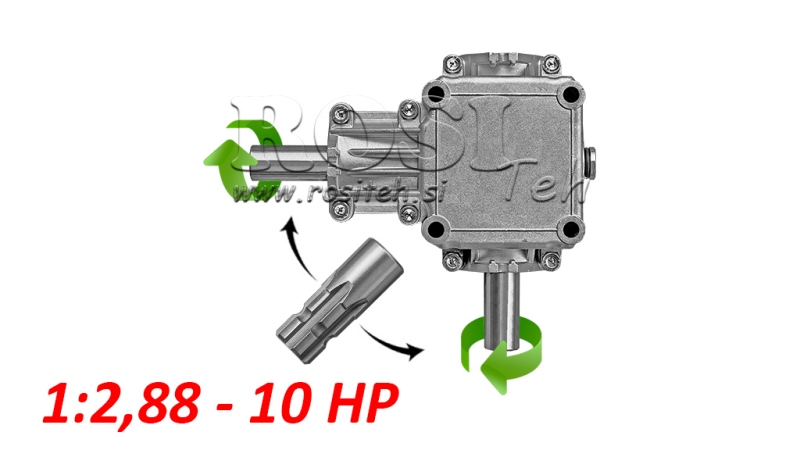 KOTNI REDUKTOR PTO 1:2,88 (10HP-7kW)