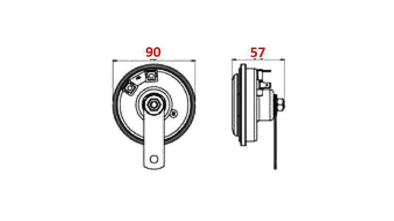 SYRENA TYP 1 - HORN 12V