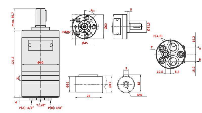 HIDROMOTORAS MM 50