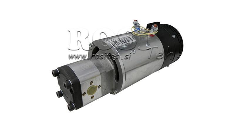 HYDRAULISK PUMPE MONTERING GR.2 - 10cc ELEKTRISK MOTOR 24V - 4.5kW