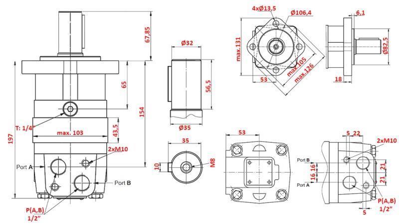 ΥΔΡΑΥΛΙΚΟΣ ΚΙΝΗΤΗΡΑΣ MS 250