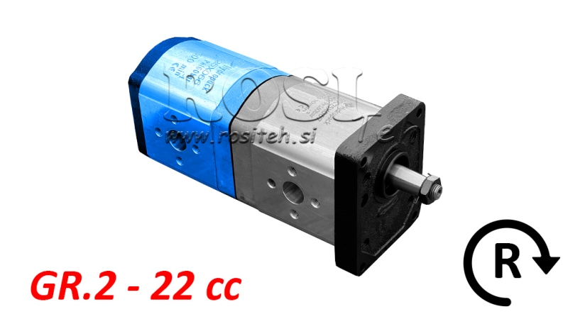 HIDRAULIČNA PUMPA 20C22X066 STRAŽNJA GR.2 22 CC DESNO