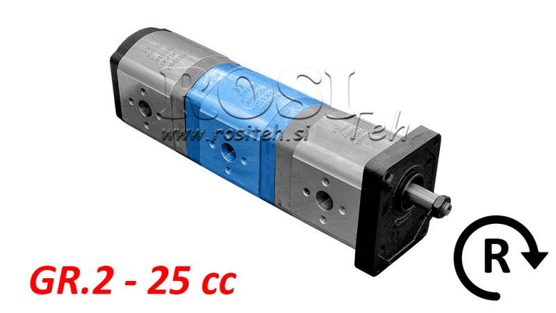 HYDRAULIC PUMP 20C25X156 MIDDLE GR.2 25 CC RIGHT