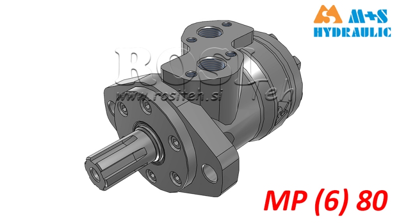HYDRAULISK MOTOR MP 80 CC - 6 TENNER