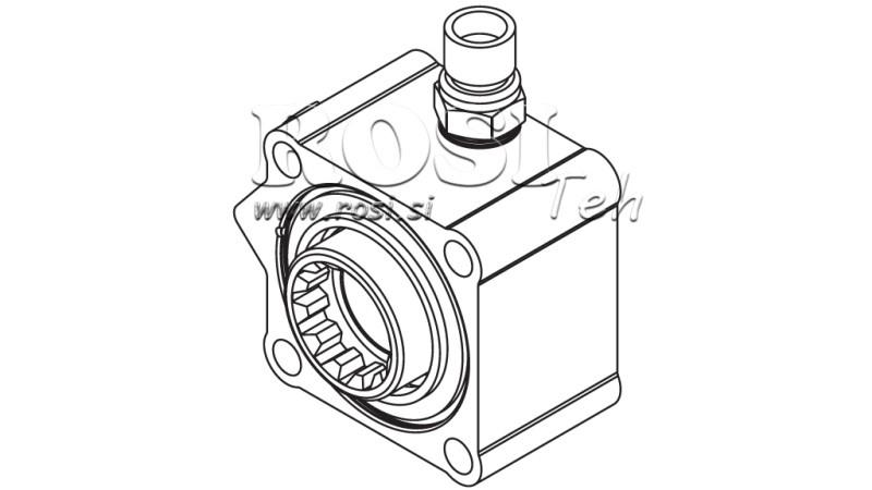 NAPĘD POMPY HYDRAULICZNEJ - ZF ALUMINIUM Z PRZEŁĄCZNIKIEM