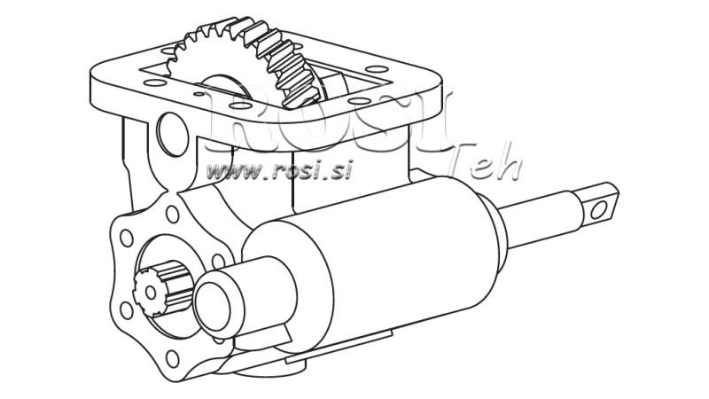 NAPĘD POMPY HYDRAULICZNEJ - ZF- MB 800 BOK
