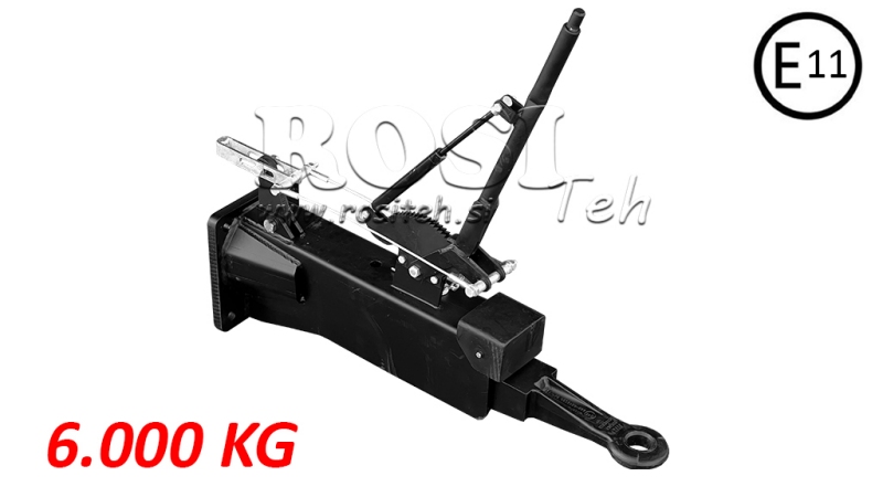 CRTEŽNI TRAK - PRIKOLICA ZA TRAKTOR 6.000/1.600KG (E11 CERTIFIKAT)