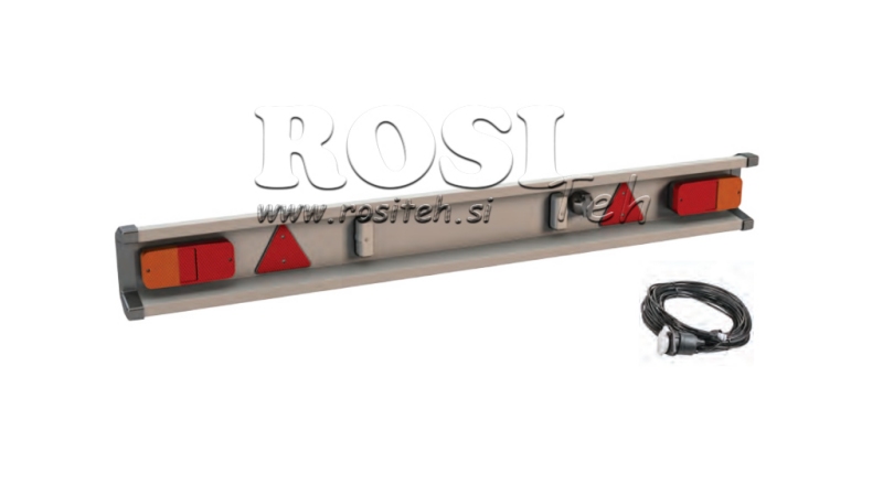 PARAGOLPES PARA REMOLQUE MODELO TÜV CON LUCES 2150mm