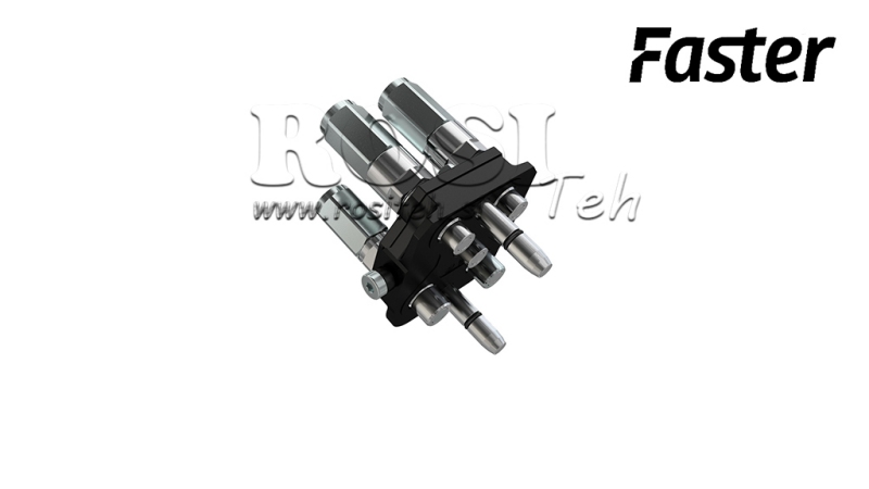 MULTI-FASTER COUPLING 5WAY BSP 3×1/4 2×3/8 MOBILE PART