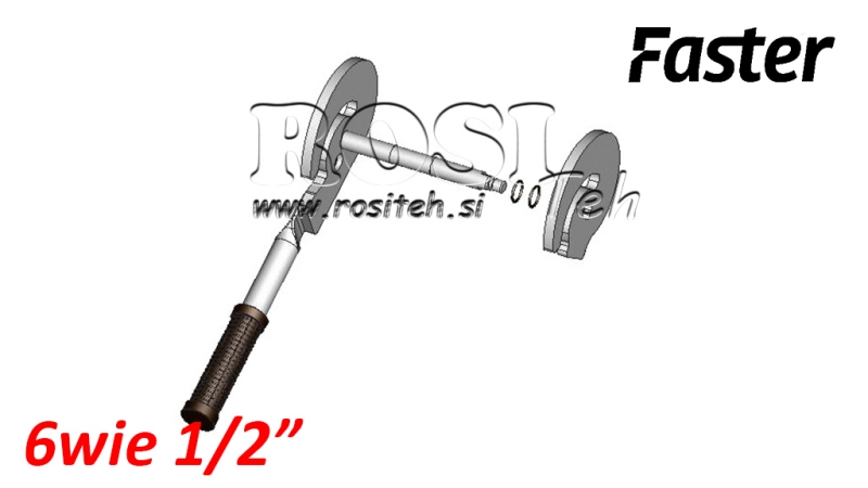 LEVER FOR MULTI-FASTER 6WAY 1/2 FIXED PART