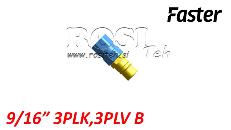 MALE QUICK COUPLING FOR MULTI-FASTER 9/16 3PLK,3PLV B MOBILE PART