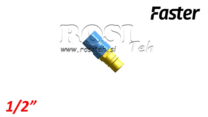 MALE QUICK COUPLING FOR MULTI-FASTER 1/2 MOBILE PART