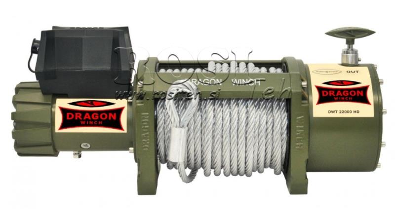 Wciągarka elektryczna 24 V DWT 22000 HD - 9979 kg