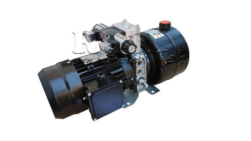 ΜΙΝΙ ΥΔΡΑΥΛΙΚΟ ΣΥΝΟΛΟ 380V AC (0.75 kW) 85 bar - 3.7 cc - 5.2 λίτρα/λεπτό - δεξαμενή 4 λίτρα