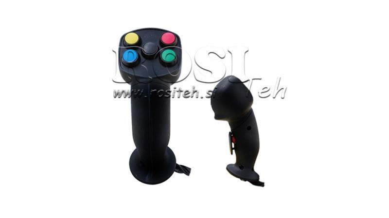 NUOTOLINIO VALDYMO RANKENA ROSI JOYSTICK - 5 MYGTUKAI