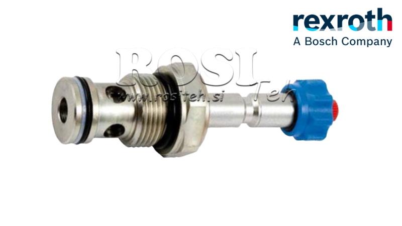 CONTROLADOR ELETROMAGNÉTICO HIDRÁULICO FECHADO PARA VÁLVULA DE 2 VIAS REXROTH 1/2 70-LIT