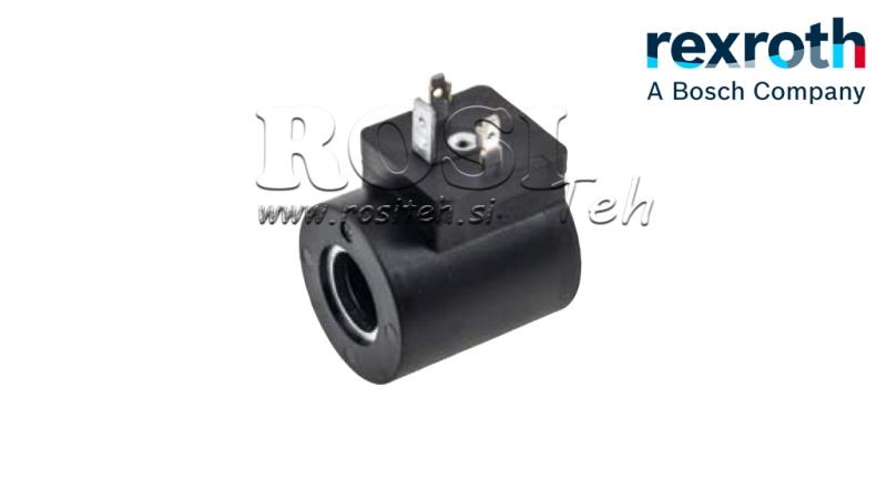 ELEKTROMAGNĒTISKĀ SPOLI 12V DC - fi 15.75mm-41mm IP65