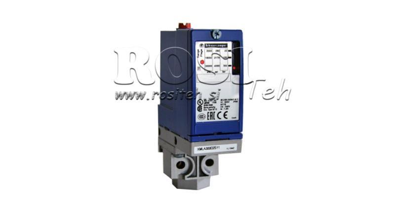 SINGLE ADJUSTABLE PRESSURE SWITCH 20-300BAR XMLA300D2S11