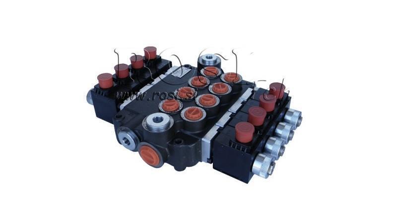 HYDRAULIC VALVE 4xZ80 12V DC