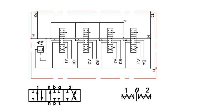 ZAWÓR HYDRAULICZNY 4xPC100
