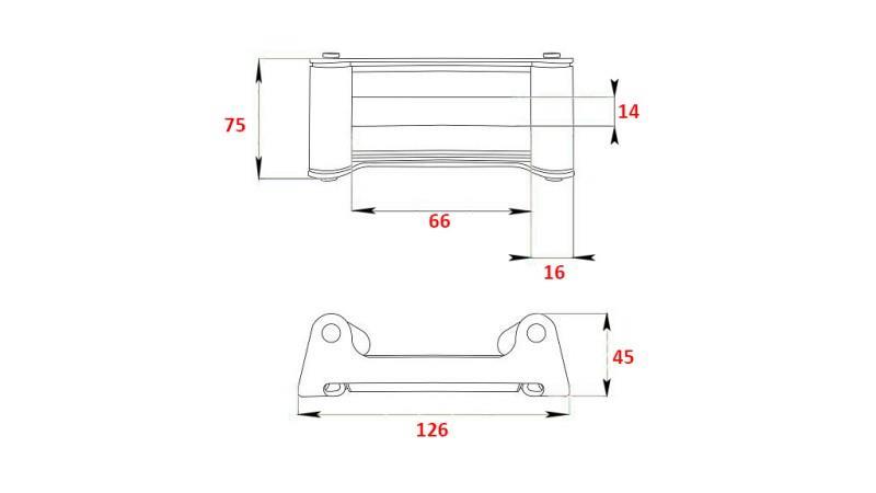 ROLLER GUIDE FOR STEEL CABLE DWM 2000-2500