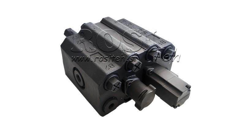 ZAWÓR STERUJĄCY HYDRAULICZNY 2xP90 L/min Z CZUJNIKIEM OBCIĄŻENIA