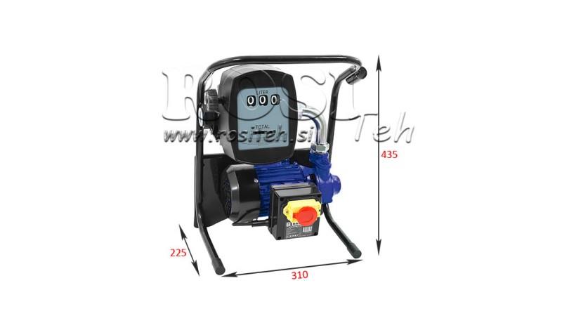 ΑΝΤΛΙΑ ΝΤΙΖΕΛ 600W 40 l/min ΜΕ ΜΕΤΡΗΤΗ ΚΑΙ ΠΙΣΤΟΛΙ ΔΙΑΝΟΜΗΣ