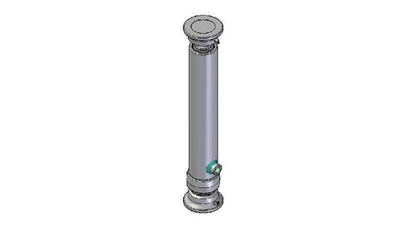 2724S -TELESCOPICZNY CYLINDER KULA – KULA 2 STOPNIE SKOKU 795 FI 80