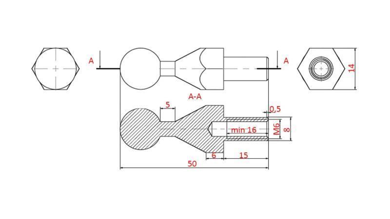 JOYSTICK NIMCO BALL HOLDER