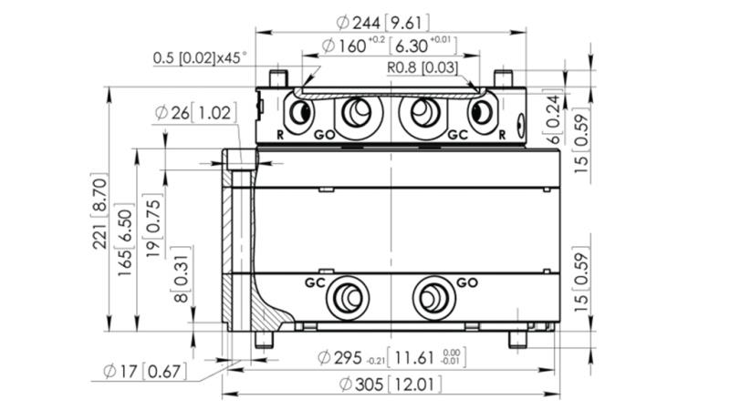 ROTATORE IDRAULICO CPR9-01 33000-9000 KG