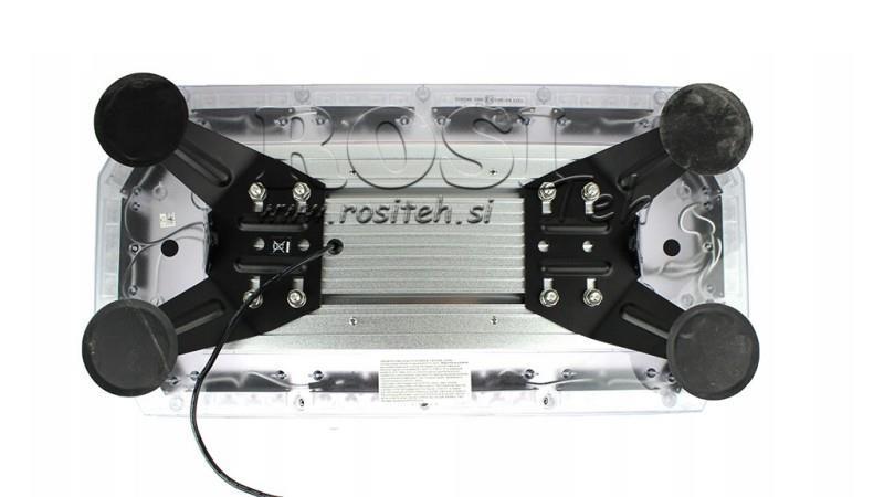 LED MAGNETIC STROBE ROTATING LIGHT 56 LED 156W 12V-24V
