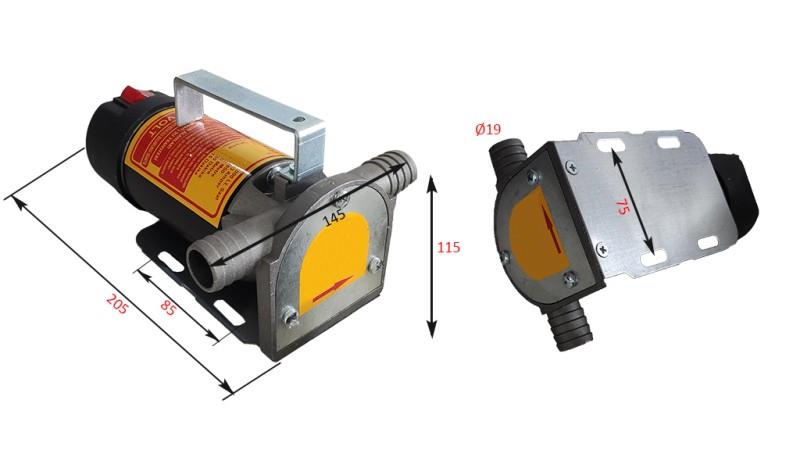 ΗΛΕΚΤΡΙΚΗ ΑΝΤΛΙΑ 12V DC -1- 50 lit/min (3000 l/h)
