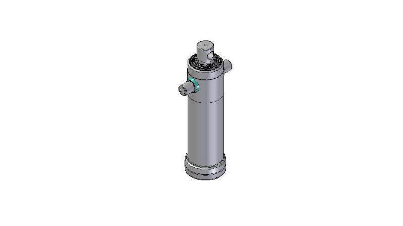 3047F -TELESCOPIC ZYLINDER STANDARD/LOCH 4 STUFEN HUB 1510 DURCHMESSER 124