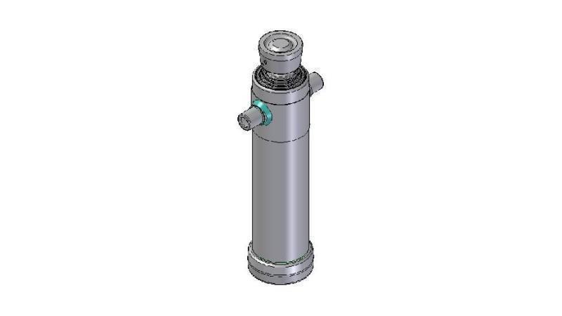 3048S -CYLINDER TELESCOPICZNY STANDARDOWY/KULOWY 4 ETAPY SKOK 1710 ŚREDNICA 124