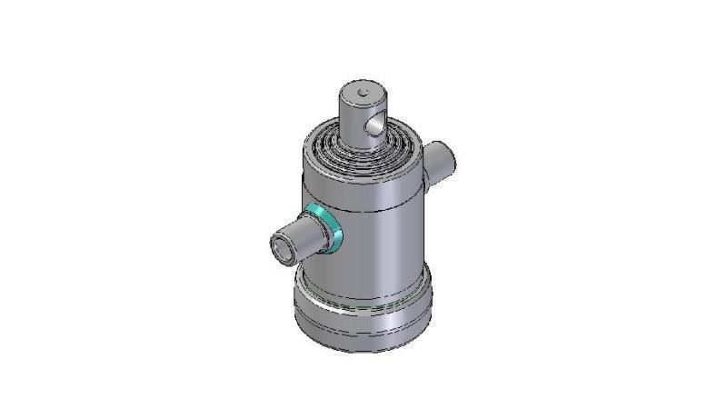 3060F - TELESCOPOWY CYLINDER STANDARD/OTWÓR 4 ETAPY SKOKU 500 ŚREDNICA 112