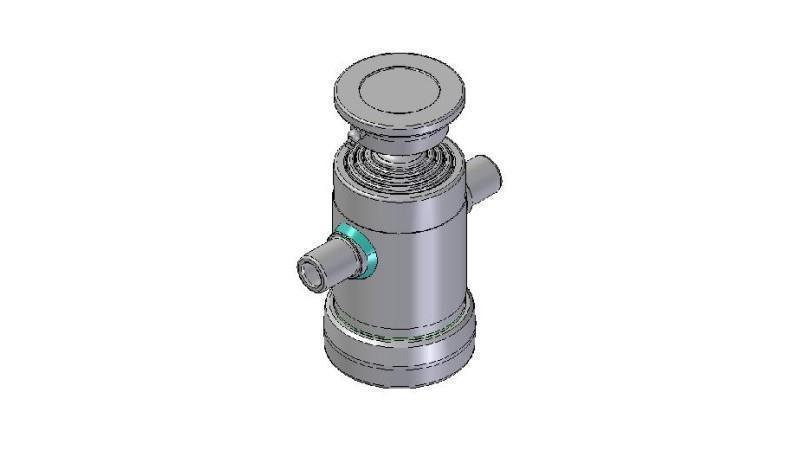 3060S -STANDARDOWY CYLINDER TELESKOPOWY/KULKA 4 ETAPY SKOKU 500 ŚREDNICA 112