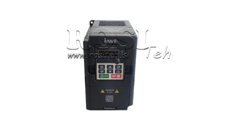 FREKVENSOMVANDLARE-INVERTER 1Fas 2.2kW GD10-2R2G-S2-B