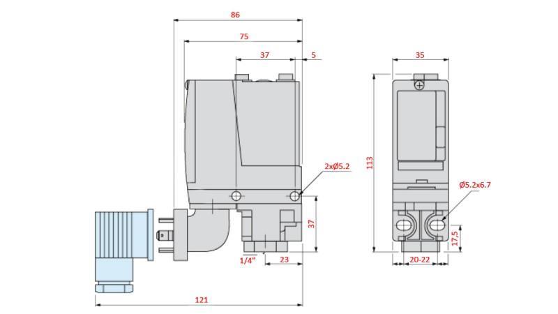 INTERUPTEUR DE PRESSION DOUBLE AJUSTABLE 20-300BAR XMLB300D2C11