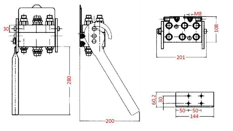 ACOPLAMENTO MULTI-RAPIDO 6 vias BSP1/2 PARTE MÓVEL