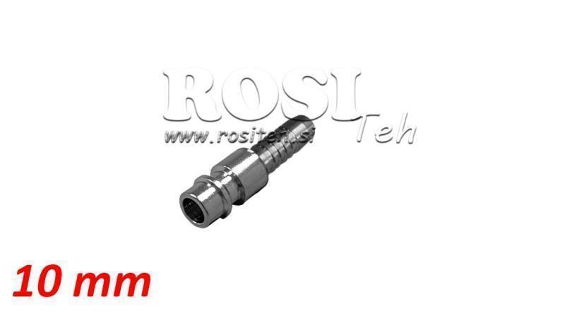 SZYBKOZŁĄCZE PNEUMATYCZNE MĘSKIE SPRUCE 10mm - DN7.2