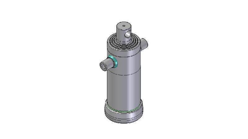 4042F -TELESCOPISK CYLINDER STANDARD/HUL 4 TRIN SLAG 1220 FI 152