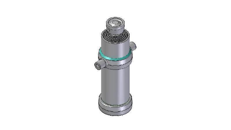 4051S -TELESCOPIC ZYLINDER STANDARD/KUGEL 5 STUFEN HUB 2120 DURCHMESSER 170