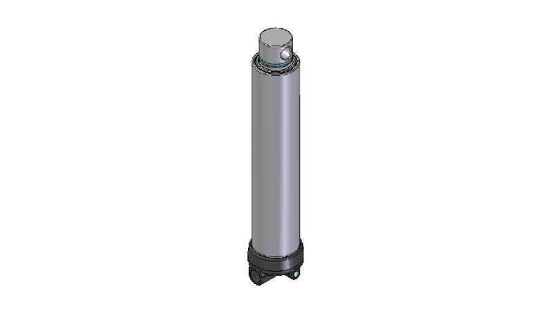 4629F -CYLINDER TELESCOPOWY OTWÓR - OTWÓR 2 STOPNIE SKOKU 1395 FI 124