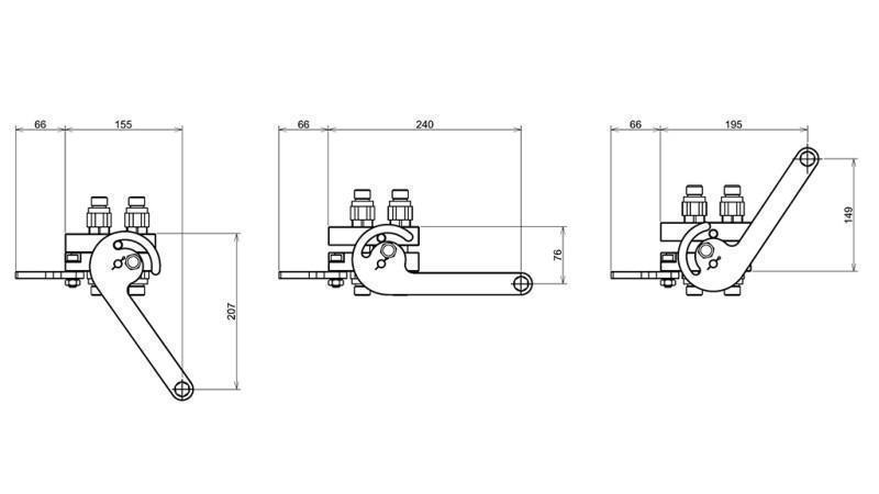 ACCOPPIAMENTO MULTI-FASTER 4vie BSP1/2 NUOVO TIPO PEZZO TRACTOR