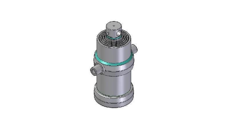 5006F -CILINDRO TELESCOPICO STANDARD/BUCO 5 STADI VIAGGIO 1500 FI 190