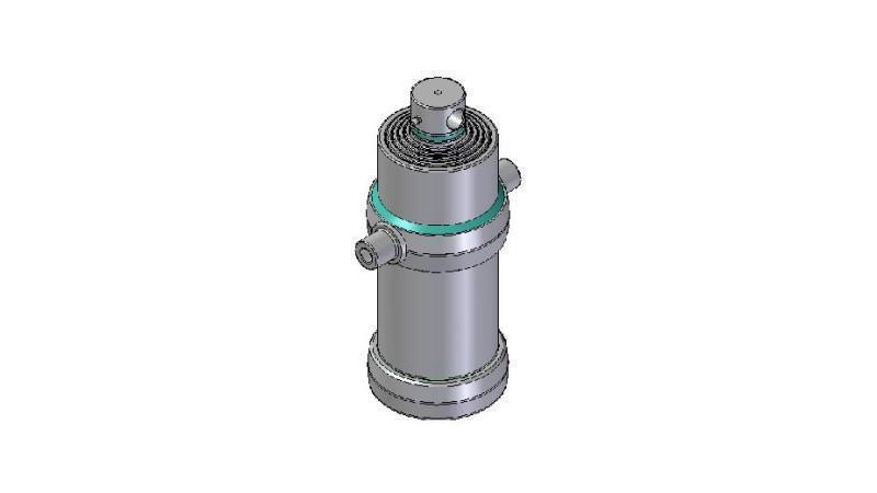 5007F -CILINDRO TELESCOPICO STANDARD/BUCO 5 STADI VIAGGIO 1850 FI 190